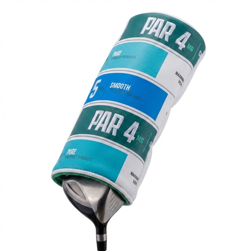 Buried Lies Golf Club Covers, Barrel Driver Headcover - Embroidery, Full Protection & Premium Leather - Golf Accessories, Cool Funny Driver Headcover, Hybrid Head Covers for Men and Women