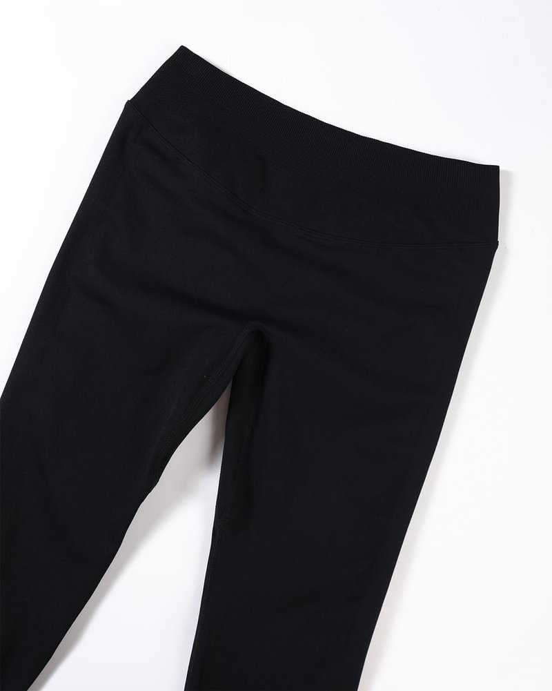 Seamless Compression Workout Leggings for Women - Tummy Control Mid Rise Yoga Pants