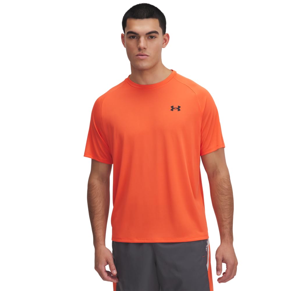 Under Armour Men's Tech 2.0 Short-Sleeve T-Shirt, (847) Fire / / Black, X-Small