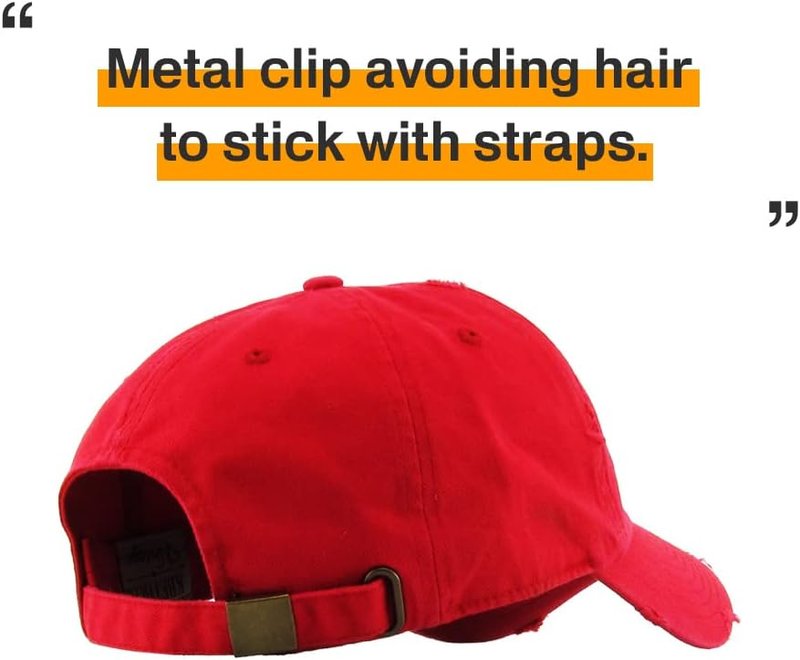 Vintage Washed Distressed Cotton Dad Hat - Adjustable Unisex Baseball Cap