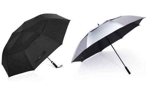 G4Free 62 inch and 72 Inch UV Golf Umbrella Double Canopy