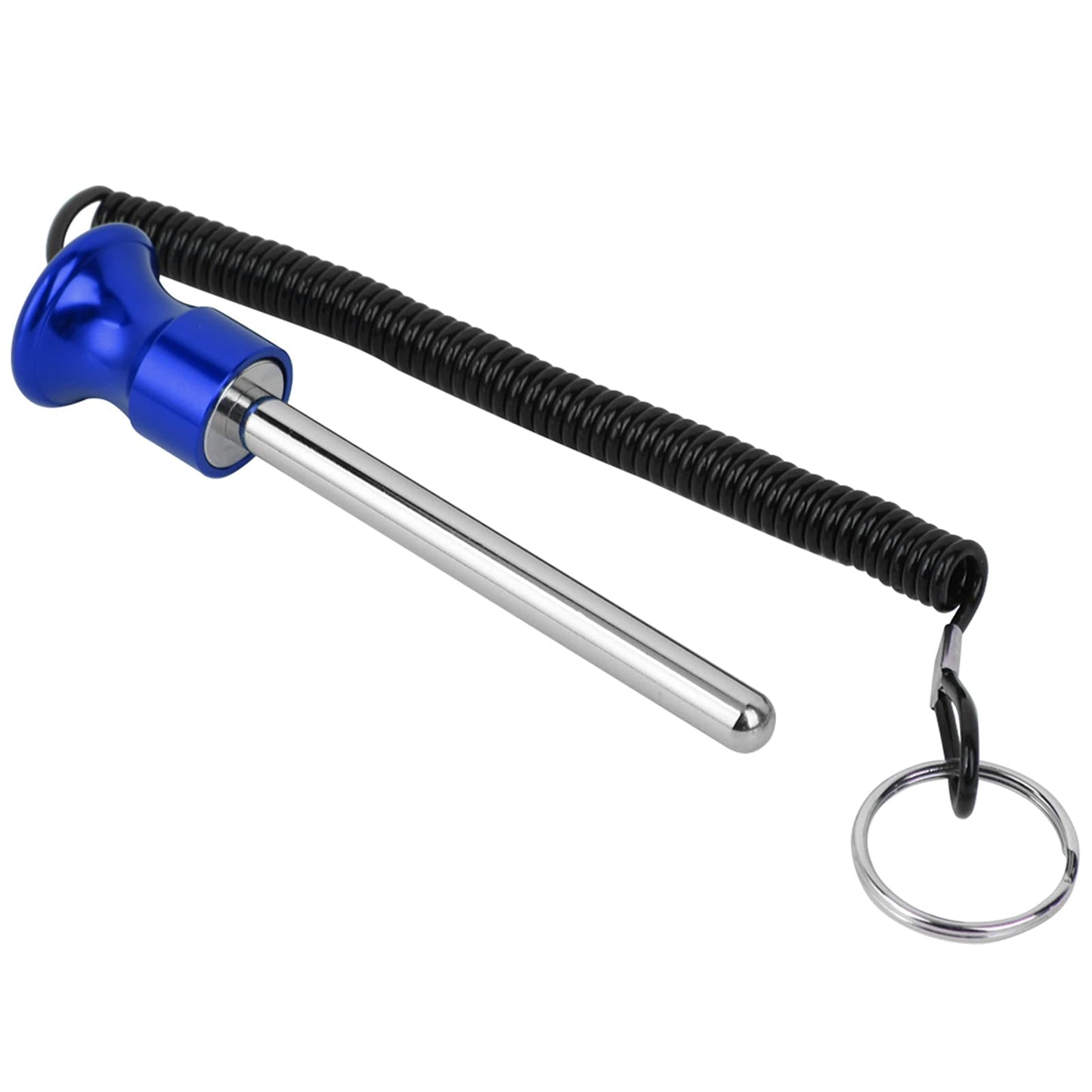 Magnetic Weight Pin, 5.5inch Magnetic Weight Stack Pin with Pull Rope Strength Training Fitness Equipment Accessories for Weight Stack Machine (Blue)