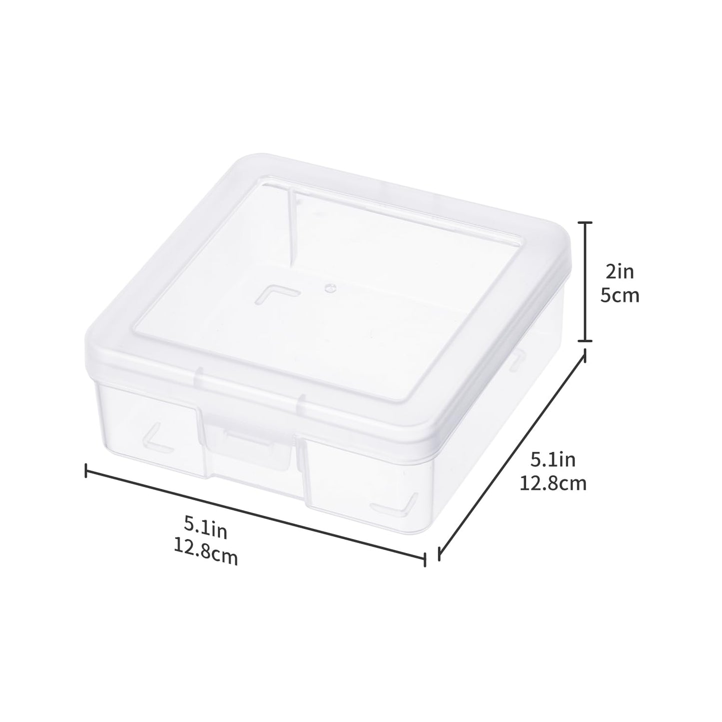 novelinks Plastic Small Storage Containers with Lids for Organizing