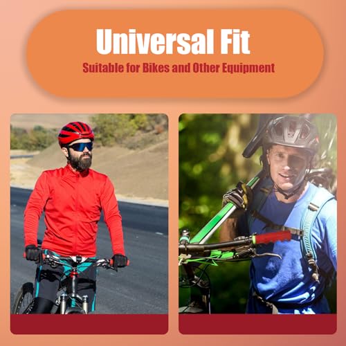 Handlebar Grips Replacement for Radio Flyer Tricycle,3/4 Inch Non-Slip Bike Handlebar Grips for Child,Red Replacement Push Handle Grips,Durable & Comfortable Bicycle Handlebars (1 Pair)