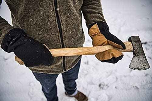 Stormy Kromer Tough Mitts, Black/Brown, Small