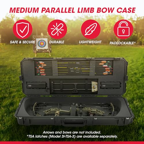 SKB Cases iSeries 4214-PL Hard Plastic Molded Bow Case with Wheels and Handles