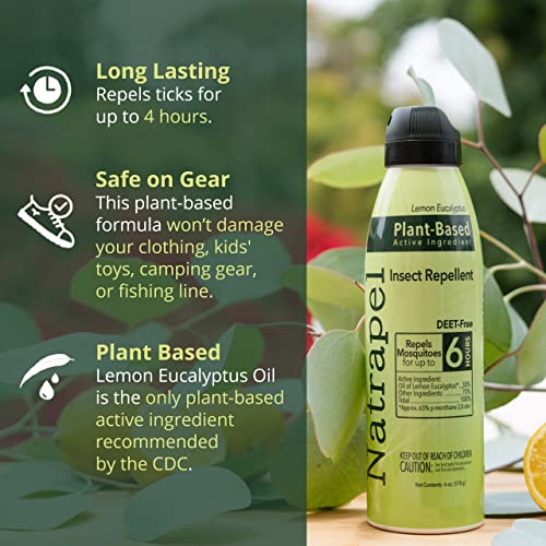 Natrapel Lemon Eucalyptus Tick 6 Oz Eco-Spray