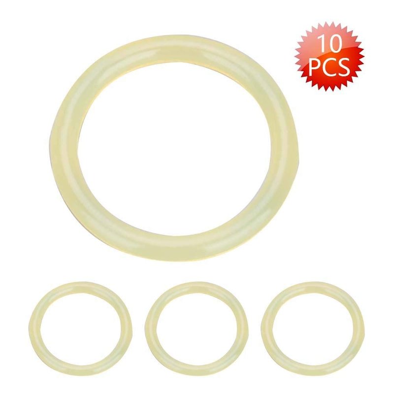 Polyurethane O-Rings, 10pcs 13.8, 1.9mm High Strength Polyurethane O-Rings for Paintball Gun CO2 Air Tank (Beige)