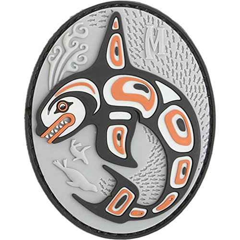 Maxpedition Gear Killer Whale Patch, Full Color, 2.4 x 3-Inch