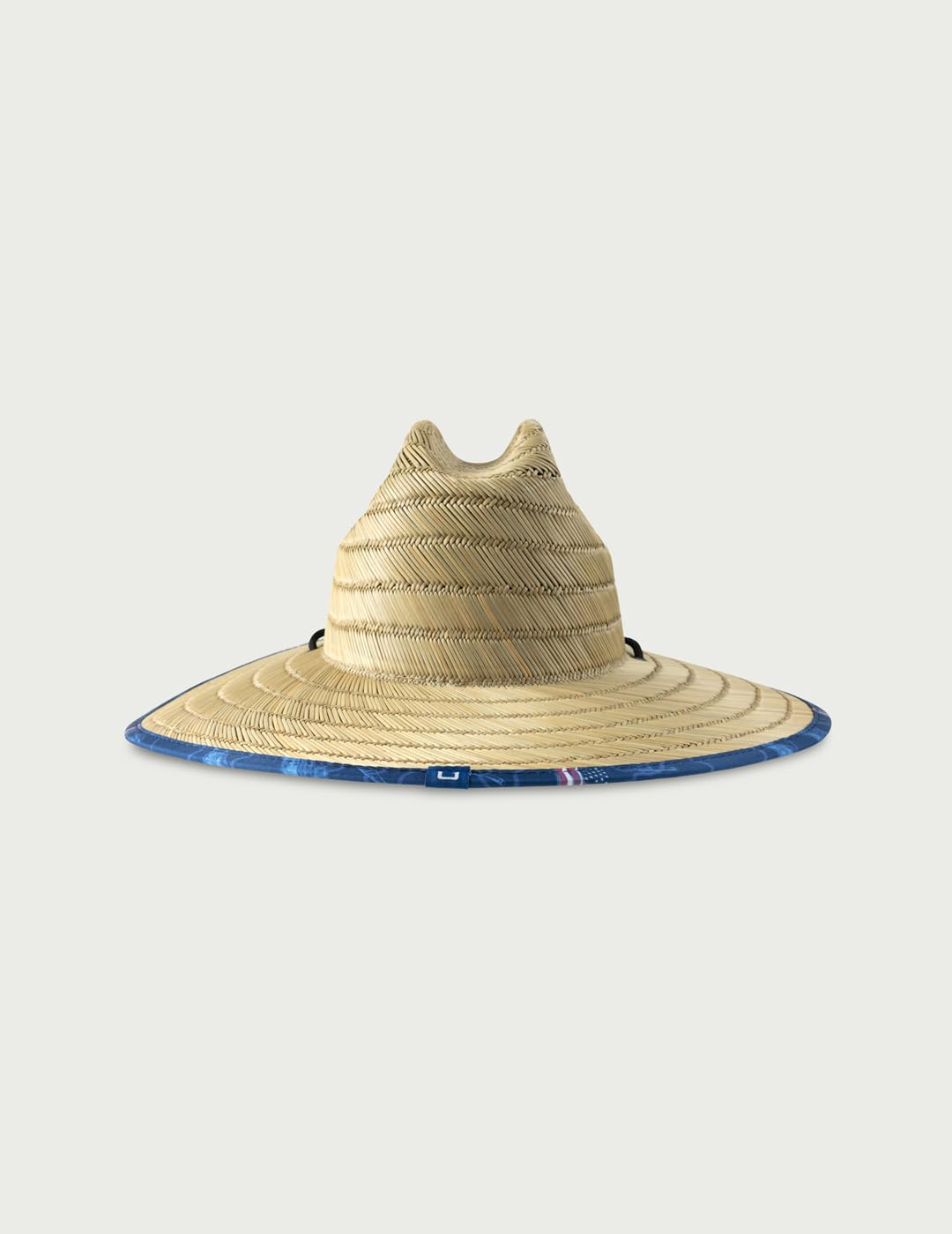 HUK Mens Straw Hat, Wide Brim Fishing & Beach Hat for Men, Fish and Flags - Set Sail, One Size