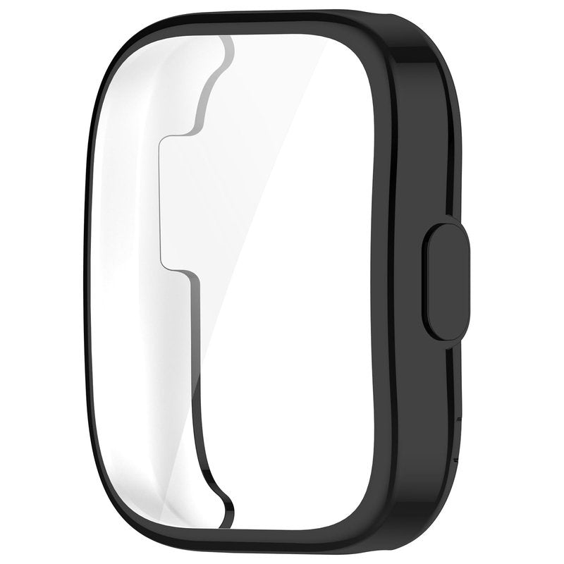 TenCloud 3Pack Screen Protector Cases Compatible with Amazfit Bip 5 Case Soft TPU Full Protection (Black+Black+Black)