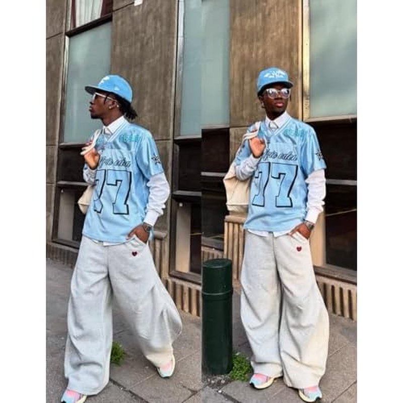 Aelfric Eden Wide Leg Sweatpants Womens Wrinkle Barrel Sweatpants Casual Athletic Baggy Lounge Pants