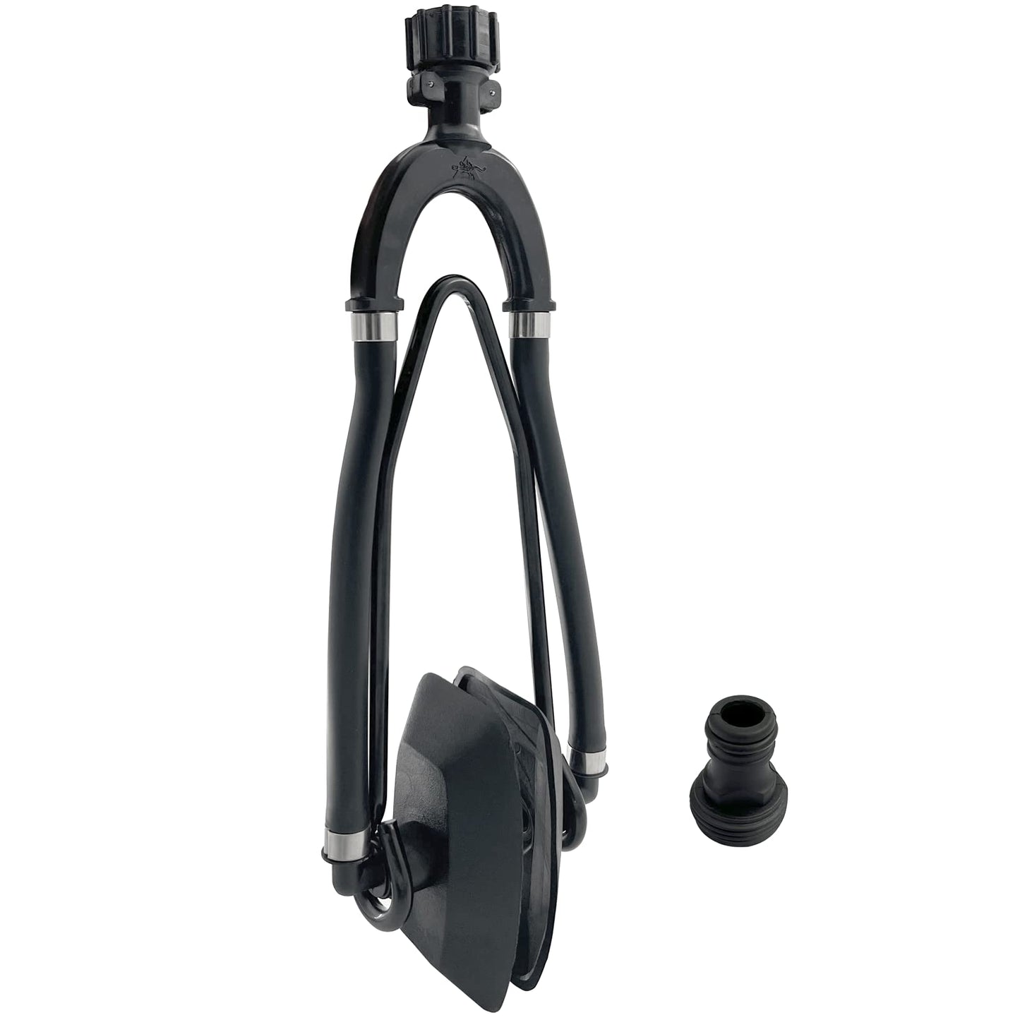 ISURE MARINE Universal Rectangular Dual Water Feed Outboard Motor Water Flusher Boat Ear Muff Engine Flusher for Marine Boat