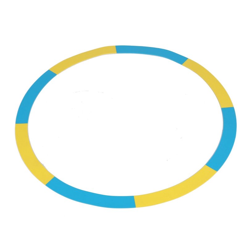 Focket Target Circle, Training Aid for Chipping and Pitching Toss to Create Speed Control Targets, Tee Up Ring, Multicolor Rings for Chipping and Putting Training (Yellow Blue