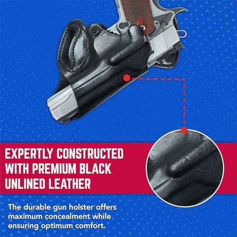 Desantis S.O.B. Holster fits Colt Government Model 45-Caliber, 1911, Right Hand, Black