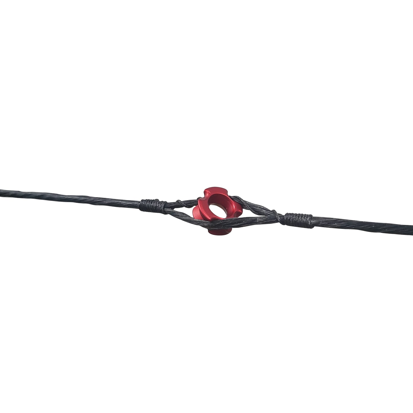 SAS Southland Archery Supply Aluminum Peep Sight for Archery Compound Bow - 2/Pack (Red, 1/8 in)