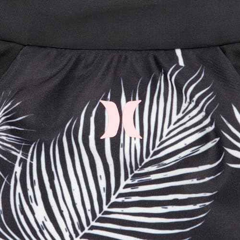 Hurley Girls Long Sleeve Rash Guard 2-Piece Swimsuit