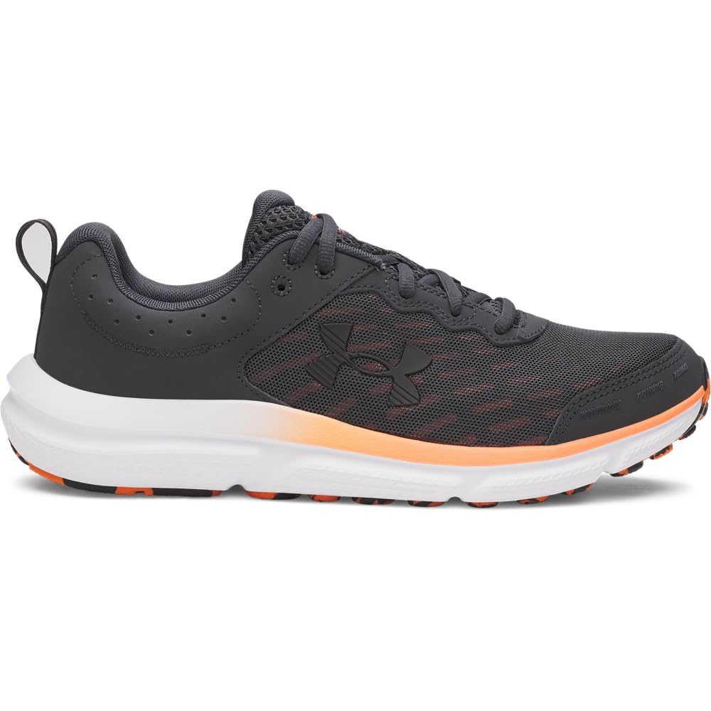 Under Armour Men's Charged Assert 10 Shoes, Anthracite/Team Orange/Black, 11