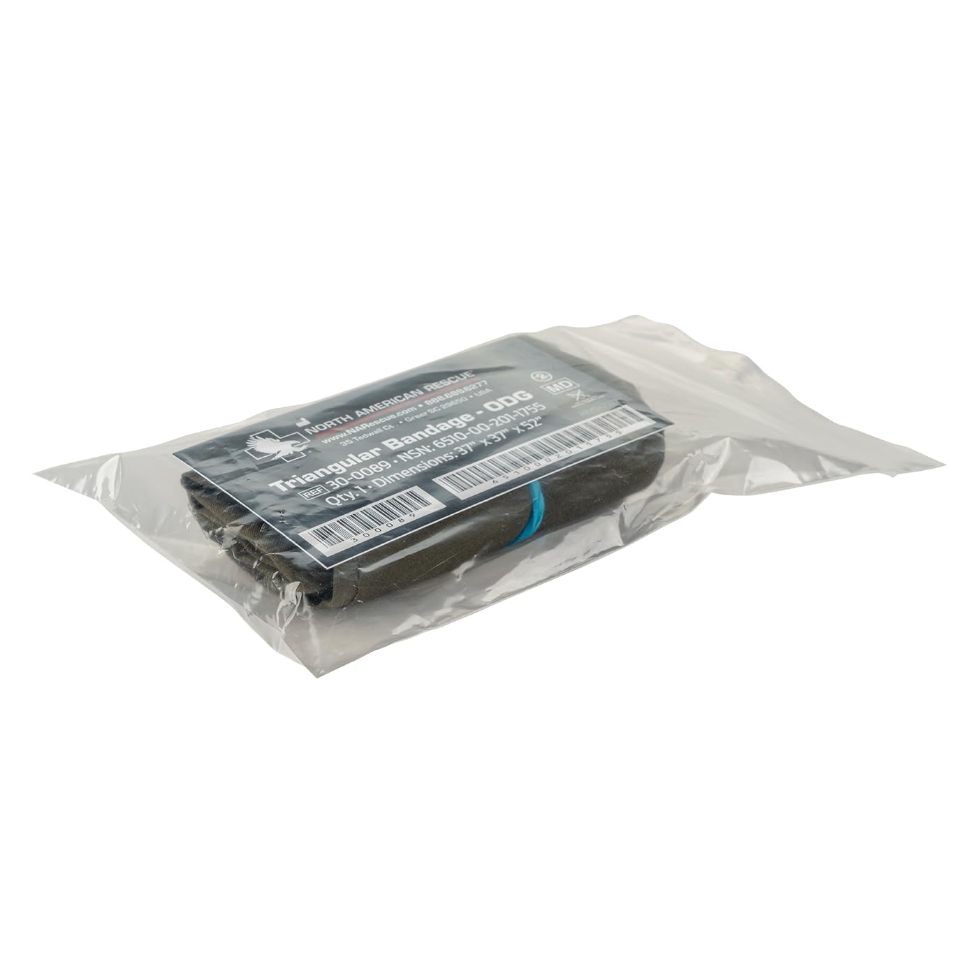 North American Rescue Triangular Bandage NAR Cravat Cotton Bandaging for Injuries, Wounds, Support (30-0089)