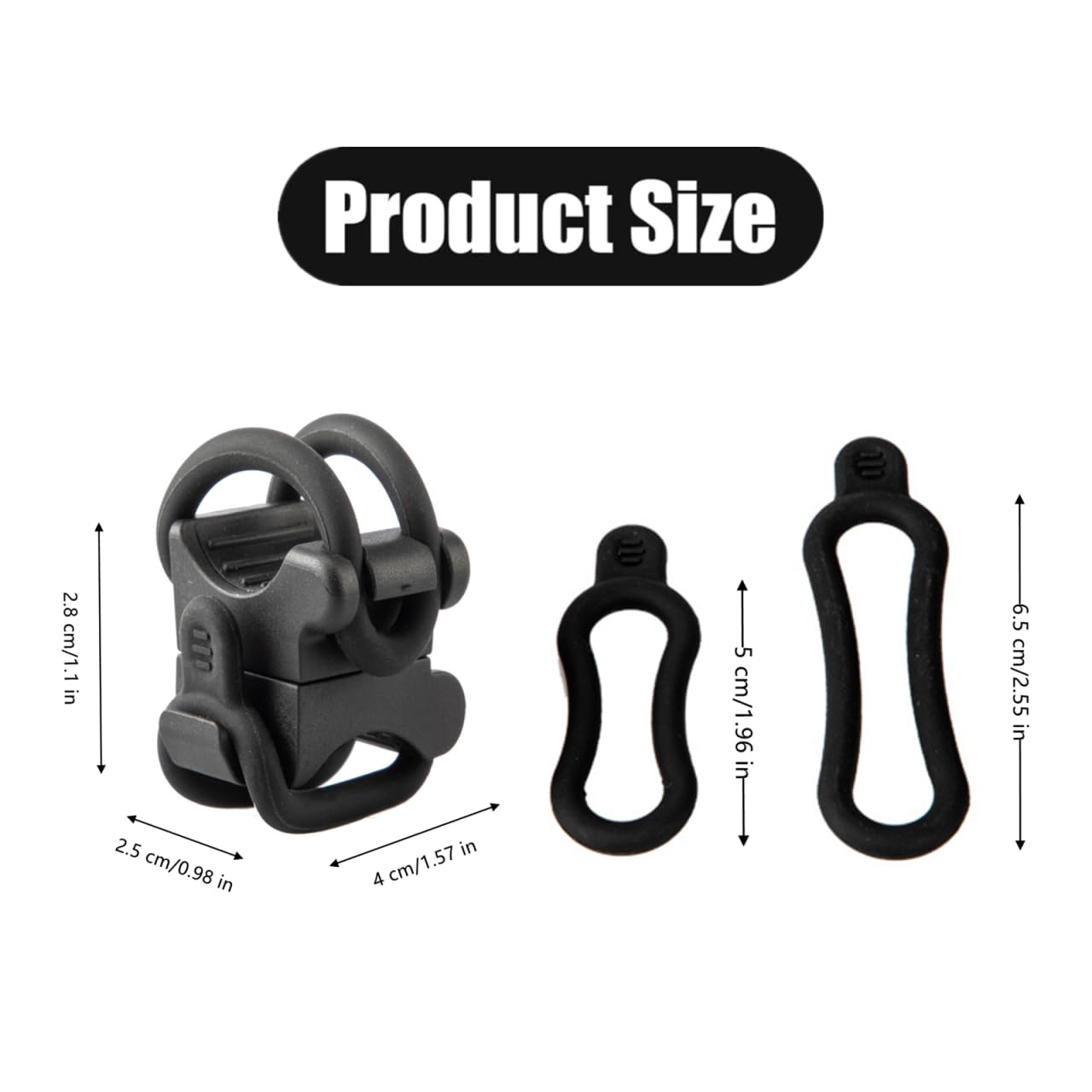 NXPpiULeh 2 Set Universal Bike Light Mount Adjustable Bike Flashlight Mount Bicycle Light Bracket for Bicycle Accessories