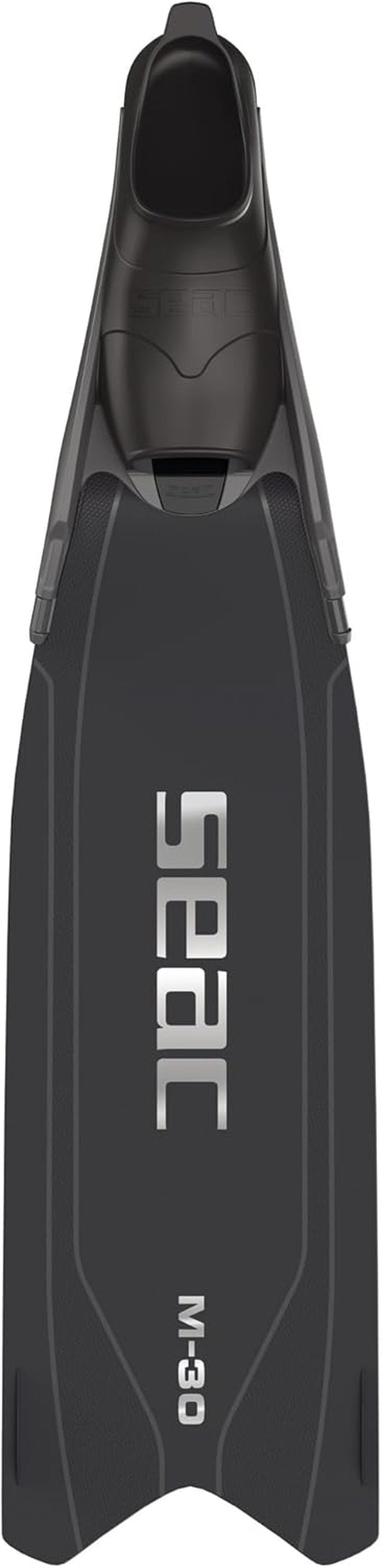 SEAC M-30 Freediving Fins - Interchangeable Blades, Soft Foot Pocket | 30° Angle, High-Modulus Technopolymer