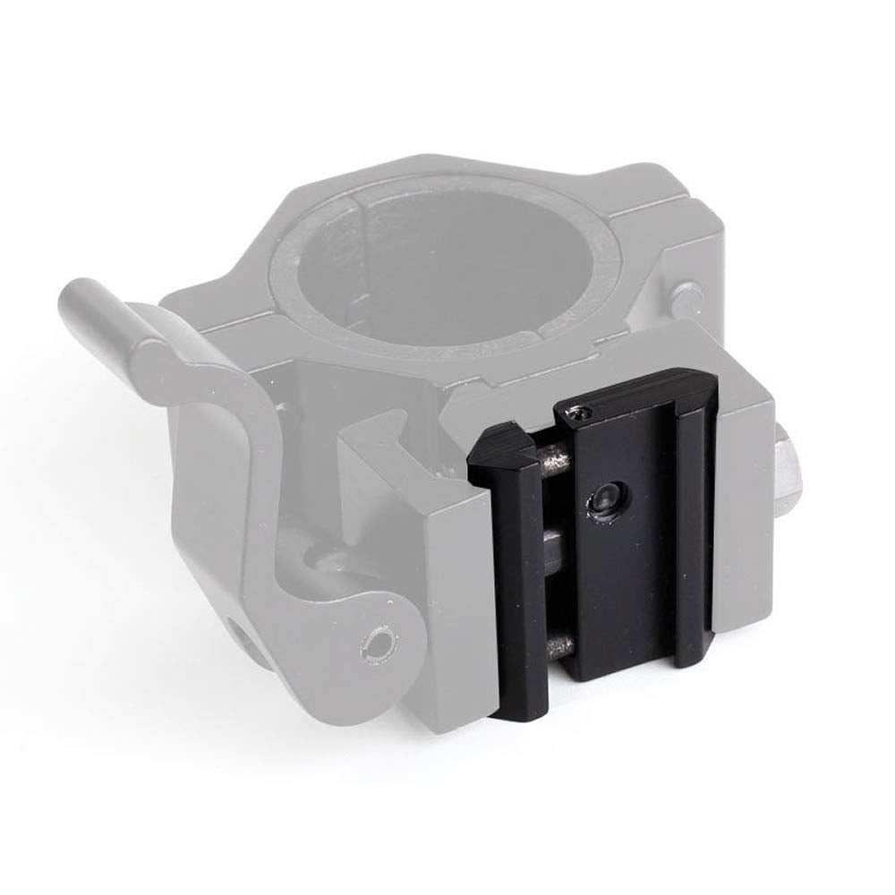 HIGOO 2PCS 11mm Dovetail to 20mm Picatinny/Weaver Low Pro Snap-in Rail Adaptor