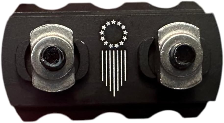 MLOK Picatinny Accessory Rail Section - Ultralight 6061 Aluminum Mount for Lights & Lasers | 3, 5, 7, or 9 Slot Options