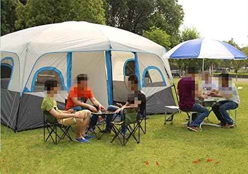 HUAWELL Lightweight Camping Chair 5-Pack Folding Portable Seat Stool with Shoulder Strap, Perfect for Outdoor Traveling Camping Picnic Fishing (Camouflage 5 Piece Set)