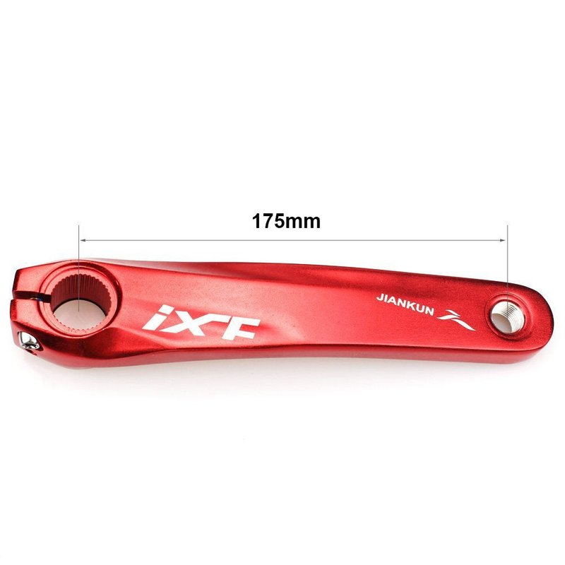 Litetop Bike Crank Arm Set Mountain Bike Crank Arm Set 175mm 104 BCD with Bottom Bracket Kit and Chainring Bolts for MTB BMX Road Bicyle, Compatible with Shimano, FSA (1 Pair)