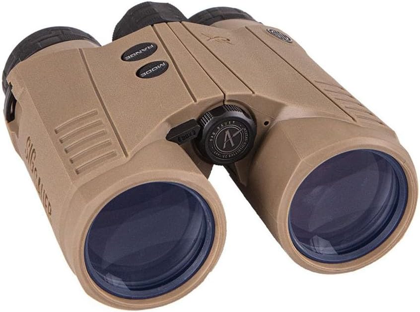 SIG SAUER KILO10K-ABS HD 10x42mm Waterproof Laser Rangefinder Binoculars - FDE Finish
