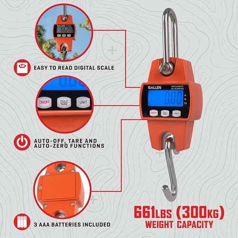 Allen Company Digital Game Scale, Orange