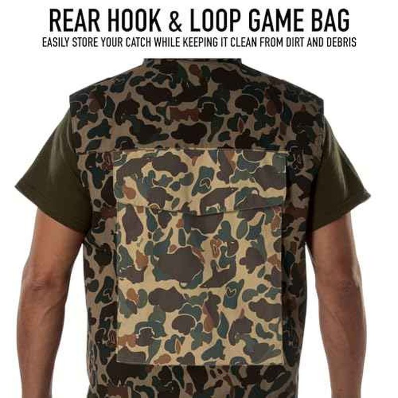 Rothco X Bear Archery Fred Bear Camo Ranger Vest ? Tactical Vest with 10 Utility Pockets - X-Large