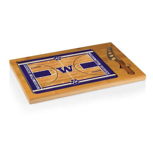 NCAA Washington Huskies Basketball Court Icon Cheese Set (3-Piece)