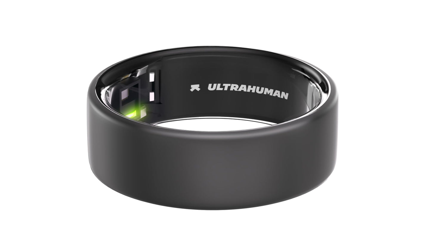 Ultrahuman Ring AIR- Sleep-Tracking, Movement & Recovery,HRV, 6 Days Battery Life with Lifetime Free Subscription (Matte Grey, 7)