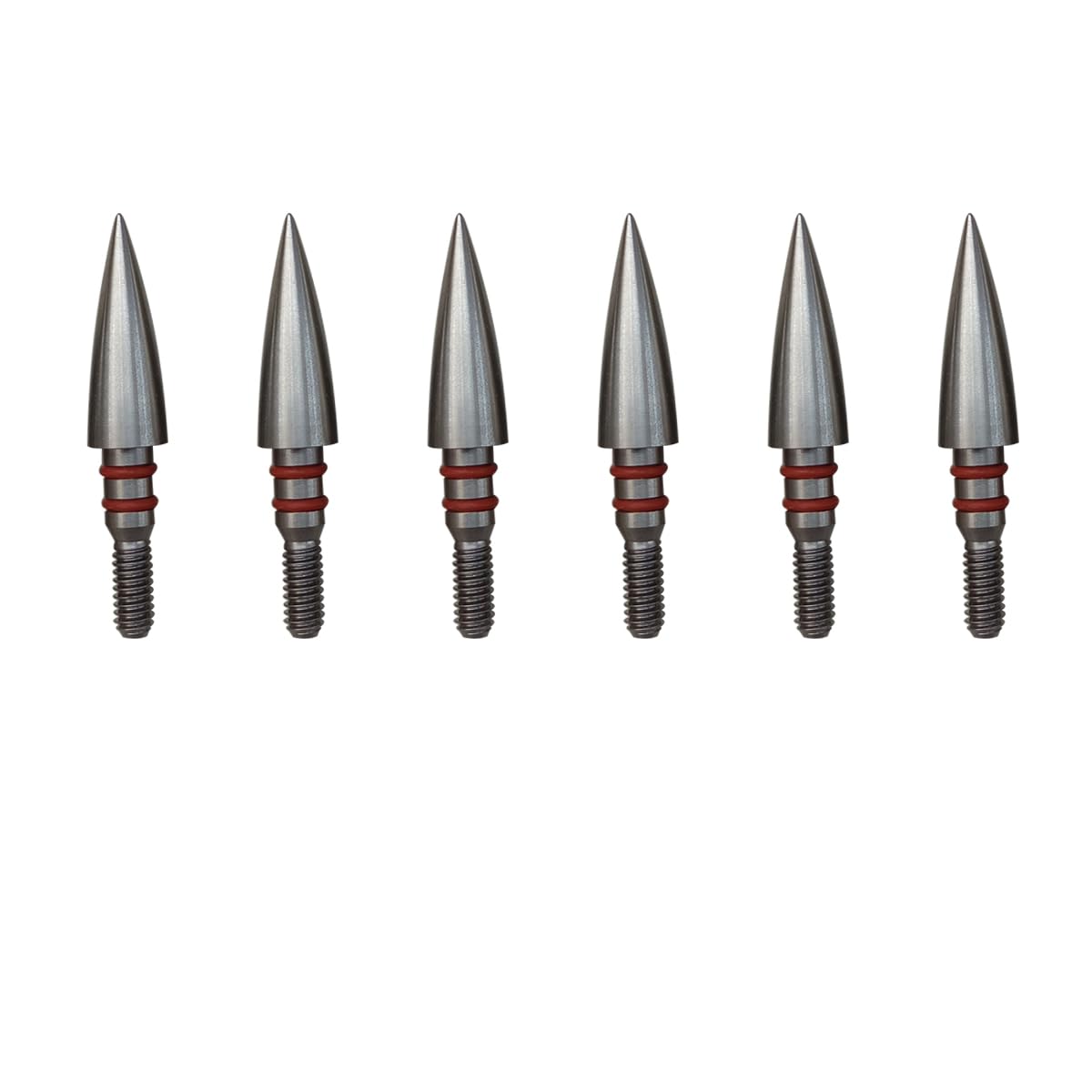 Aklisdlha 100/125/150/200 Grains Archery Field Points Practice Field Tips, Stainless Steel Archery Target Practice Hunting Arrow Tip for Recurve, Compound Bow Crossbow, Screw in Broadheads