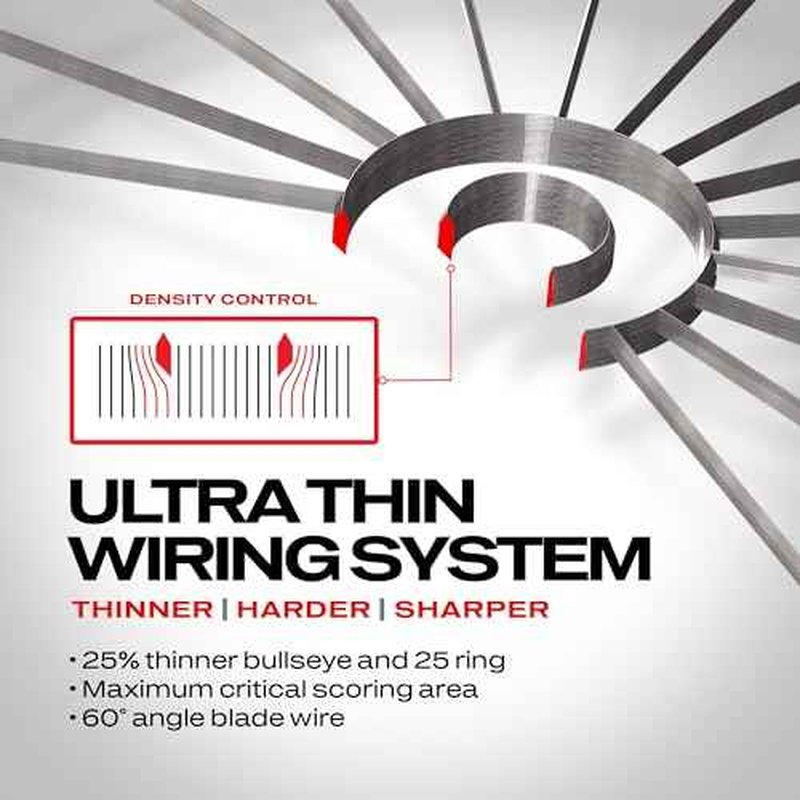 WINMAU Darts Blade 6 Professional Bristle Dartboard with Official Tournament Specifications | Endorsed by The PDC