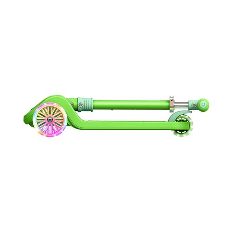 Jetson Bloom Go & Grow Kids 3-Wheel Light-Up Kick Scooter, Lights on Stem & Wheels, Adjustable Height Handlebar, Rear Brake, Easy-Folding Mechanism, Ages 3+, Green, JBLOOM-GRN