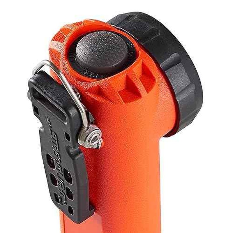 Streamlight 90044 Survivor X USB 250-Lumen USB Rechargeable Right-Angle Firefighter's Flashlight with Rechargeable Battery Pack, Orange