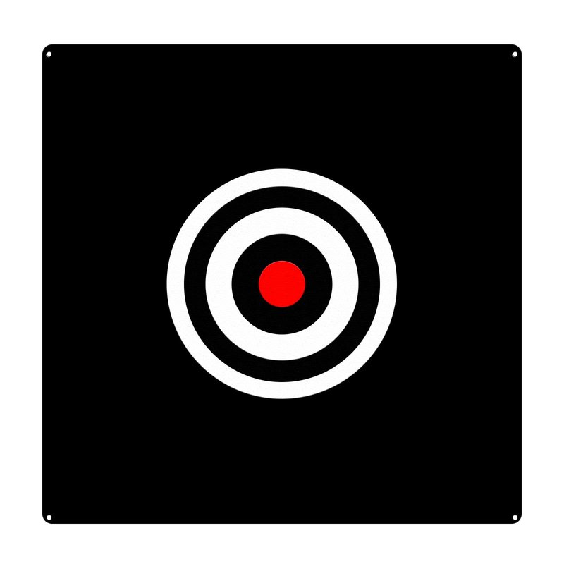 Golf Target Cloth 5' x 5' Golf Hitting Cloth Training Aids Practice Backstop Target for Driving Range Indoor Outdoor (58" x 59", Black)