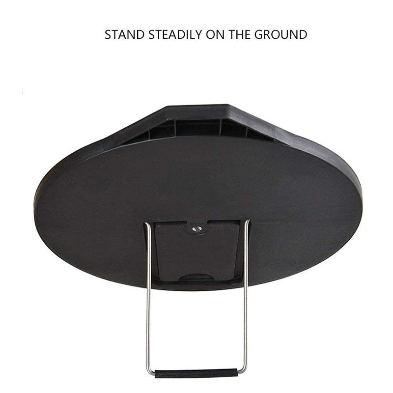 equlup Golf Mirror, 360Degrees Full Swing Putting Convex 25cm/9.8in Diameter Practice Training Aid with Adjustable Angle Stable Stand for Beginners and Enthusiasts