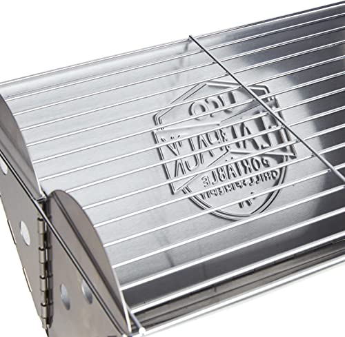 UCO Flatpack Mini Portable Stainless Steel Grill and Fire Pit