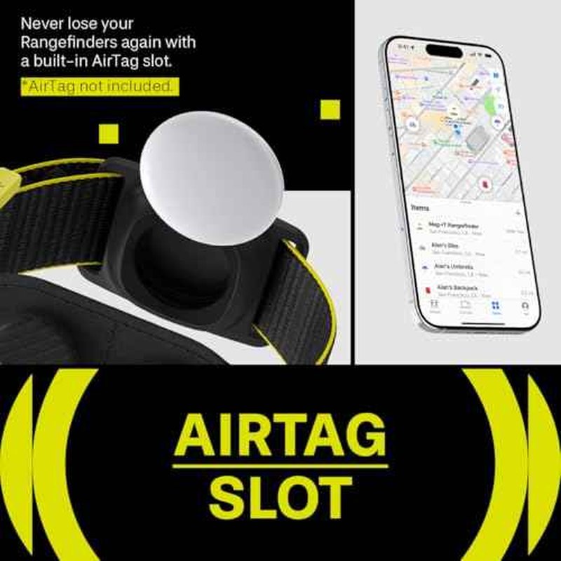 Spigen MAG-iT Magnetic Golf Rangefinder Strap Designed for AirTag/TagMe Tracker and GPS for Golf Cart