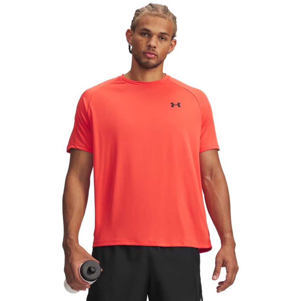 Under Armour Men's Tech 2.0 Short-Sleeve T-Shirt, (692) Venom Red / / Black, Large