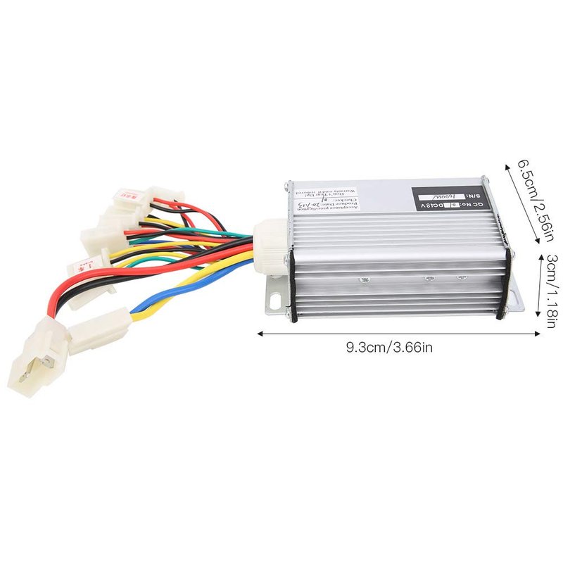 Keenso Controller Brush, 48V 1000W Brush Controller with Foot Pedal Kit for Electric Motorcycle, Tricycle, Scooter Maintenance Use