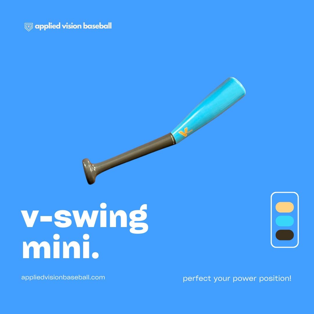 Baseball & Softball Swing Trainer - Applied Vision Sports V-Swing Batting Aid for Improved Performance