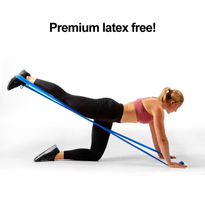 Resistance Band for Working Out | Super Exercise Bands 8,16,24 Yard Bulk Rolls |10 Strengths in Light Medium and Heavy Resistance Bands | Latex Free Workout Bands Including App and e-Book