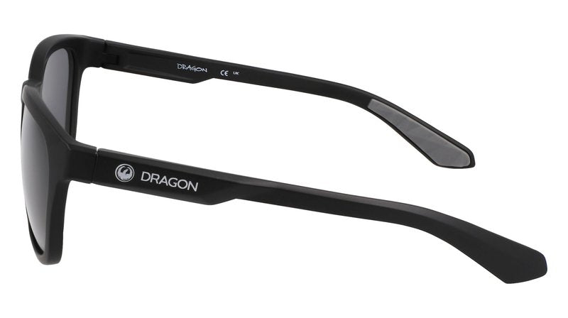 Dragon Sunglasses DR DUNE LL H 20 POLAR 002 Matte Black H2o/Ll Smoke