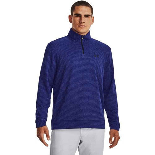 Under Armour Mens Storm SweaterFleece Quarter Zip, (456) Bauhaus Blue / / Black, Small