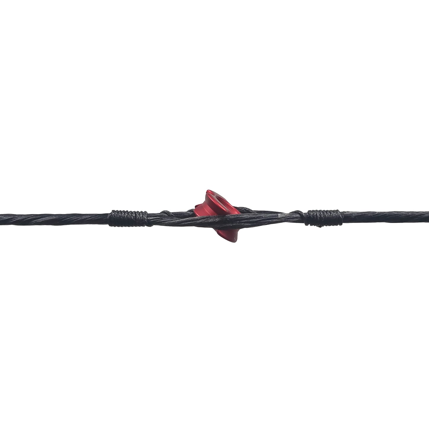 SAS Southland Archery Supply Aluminum Peep Sight for Archery Compound Bow - 2/Pack (Red, 1/8 in)
