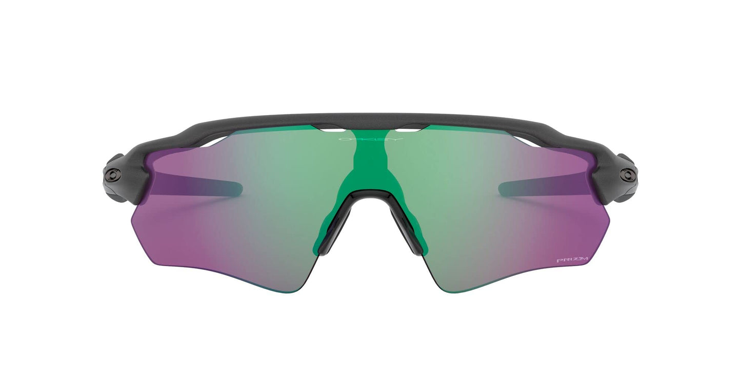 Oakley OO9208 Radar Ev Path Sunglasses+ Vision Group Accessories Bundle (Steel/Prizm Road Jade (9208A1))